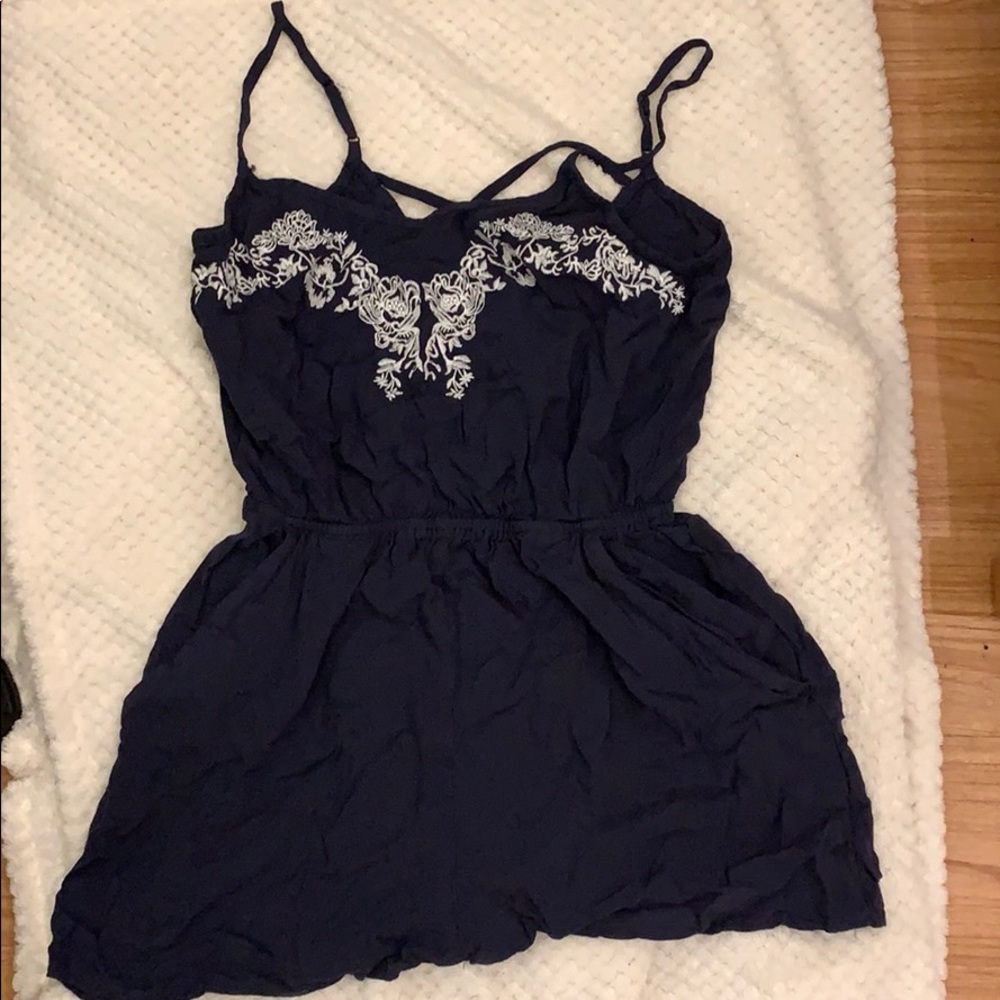 Cute Navy Blue Romper!